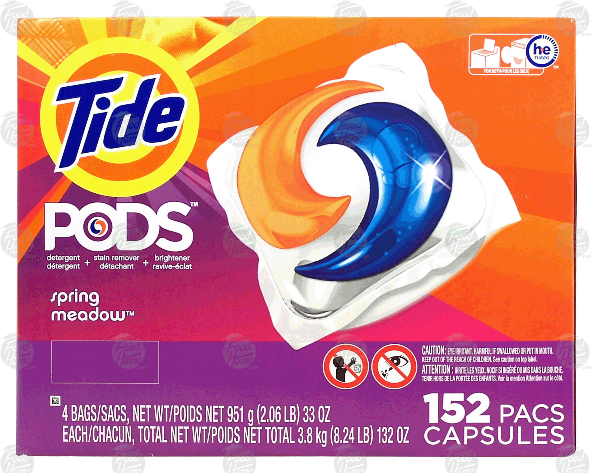 Tide Pods laundry detergent capsules, spring meadow Full-Size Picture